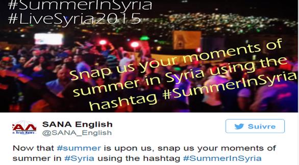SummerInSyria .. حملة للنظام السوري لتشجيع