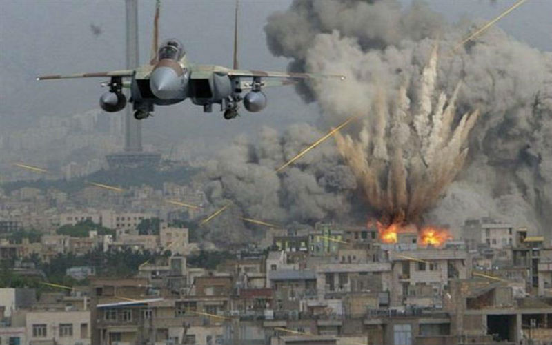 غارة جوية إسرائيلية على 5 مواقع