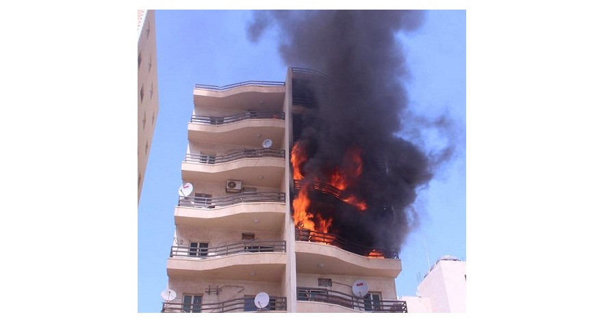 وفاة شخص بحريق منزل بمنطقة جبل