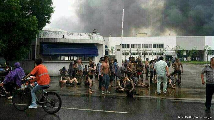 اليابان: انفجارا الصين يلحقان أضرارا بشرية
