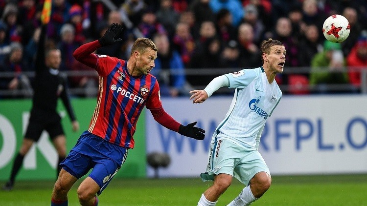 قمة تسيسكا وزينيت تنتهي بالتعادل السلبي