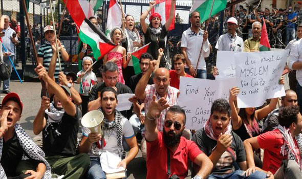 عمان: اعتصام أمام السفارة الفلسطينية لوقف