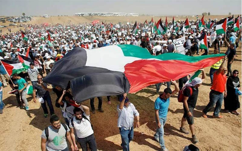 7 إصابات بالرصاص على حدود غزة