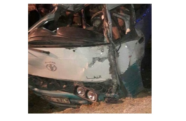 إصابة 25 شخصا بحادث تدهور في