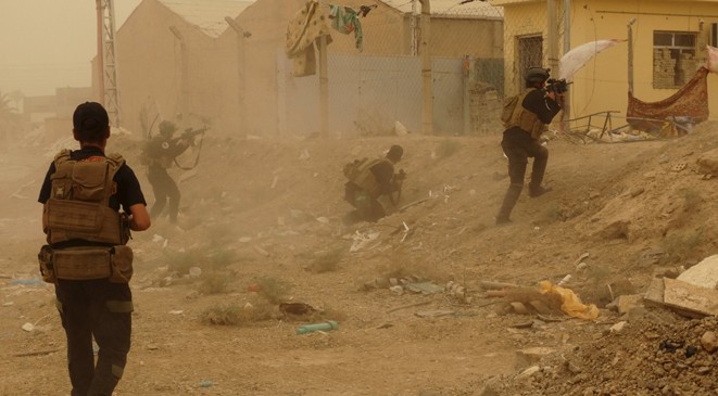 داعش يفجر المجمع الحكومي بالرمادي العراقية