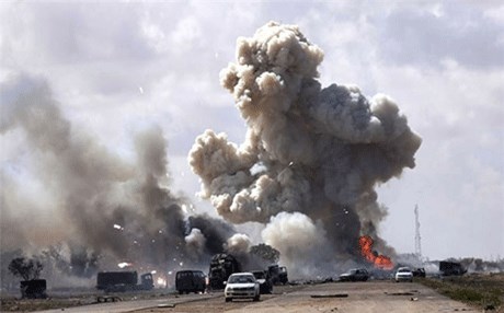 مقتل (20) مدنيا في قصف جوي