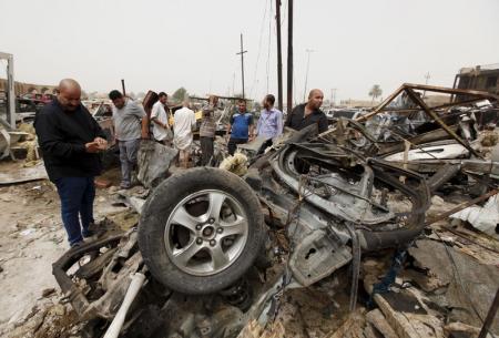 داعش يتبنى تفجير شاحنة مفخخة ببغداد