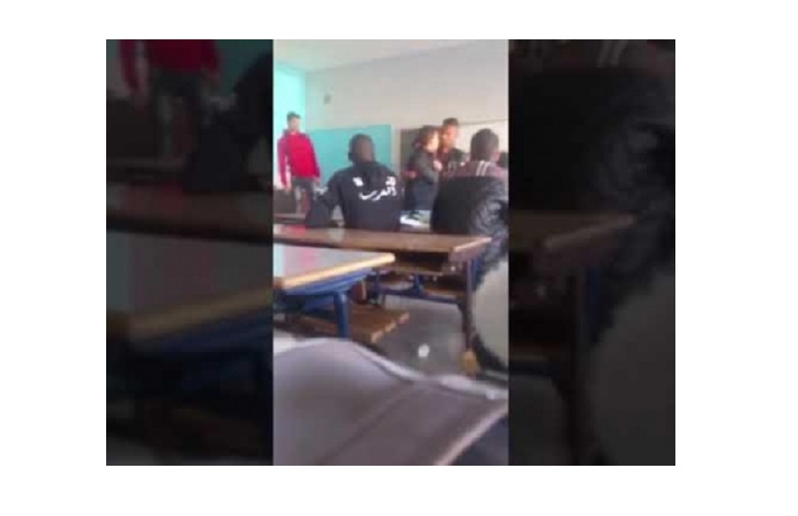 حقيقة اعتداء طالب على معلم بالضرب