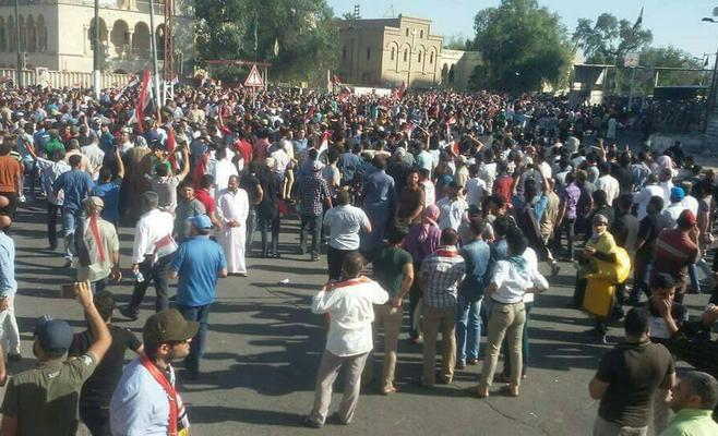 جرحى في صدامات بين متظاهرين والأمن