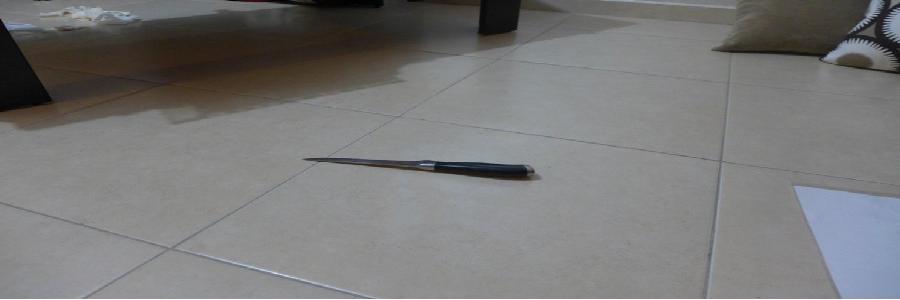 عراك بين زوجين بالاسلحة البيضاء