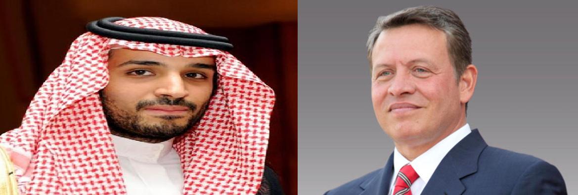 الملك يستقبل ولي ولي العهد السعودي