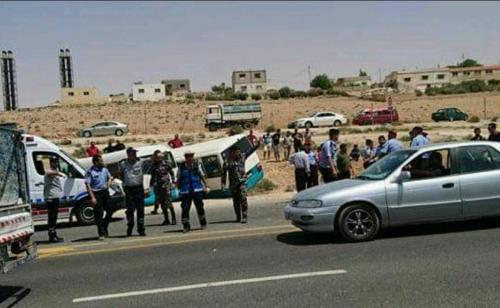 20 إصابة بحادث تصادم حافلتين للامن