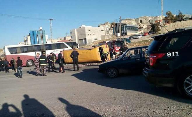 سائق باص المدرسة لم يلتزم بأولوية