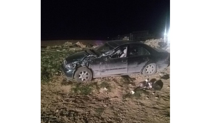 حادث تصادم بين سبع مركبات على