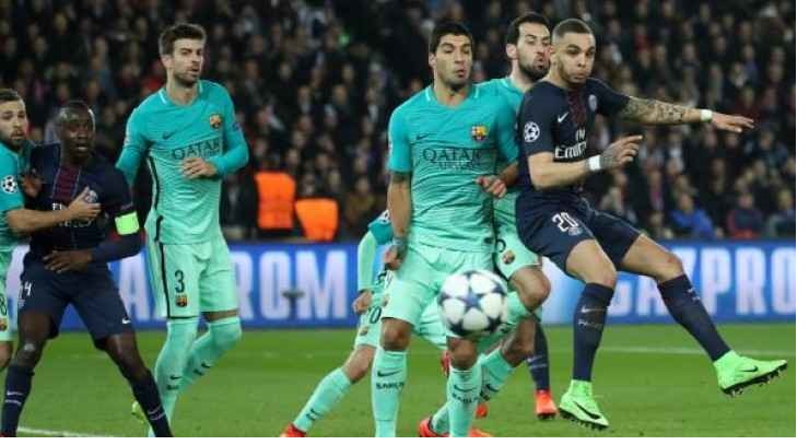 سان جيرمان يسحق برشلونة برباعية نظيفه