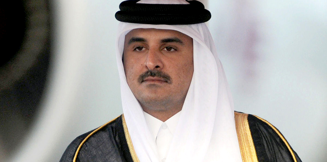 تميم يبحث مع روحاني إقامة قاعدة