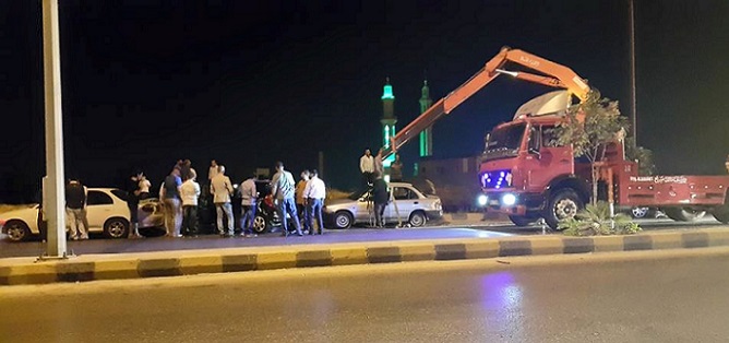 اصابات إثر حادث تصادم بين 5