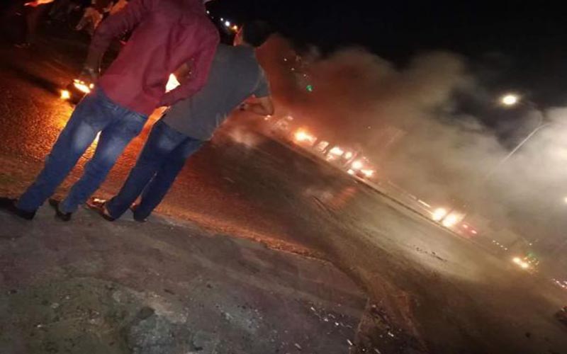 احتجاجات في ناعور بعد توقيف حراكي