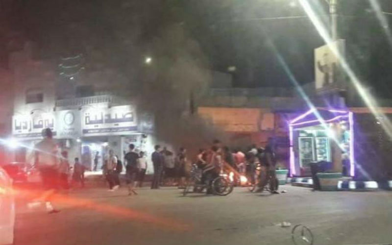 شغب في الرمثا على خلفية اعتقال