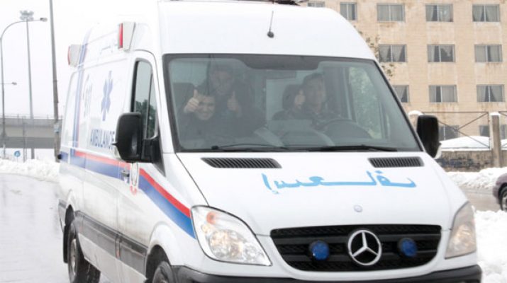 ولادة سيدة بسيارة دفاع مدني بالمفرق