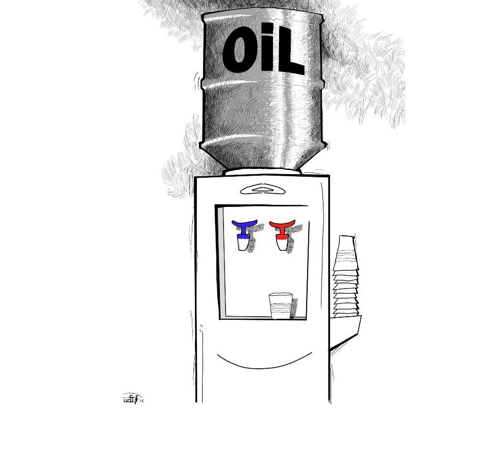 نفط كاريكاتير رأفت الخطيب