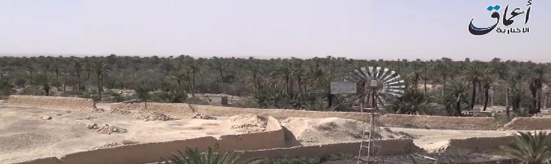 داعش ينشر تسجيلا يظهر تدمر بعد