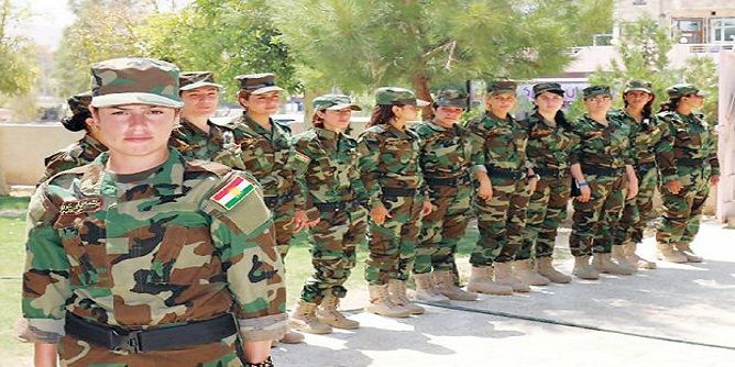 (فتيات الشمس).. كتيبة إيزيدية تقودها مغنية