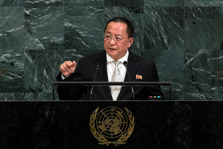 وزير خارجية كوريا الشمالية يصف الرئيس