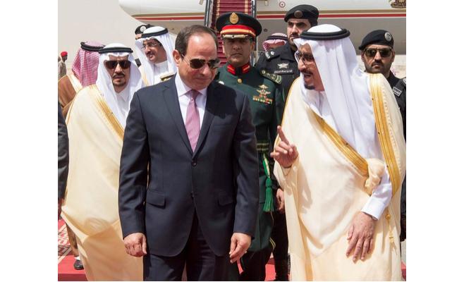 الملك سلمان يستقبل السيسي في الرياض