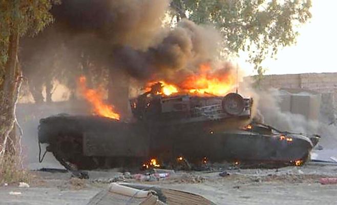 دبابة مفخخة تقتل 45 جنديا عراقيا