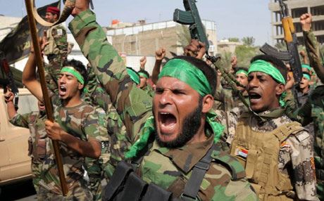 متطوعو الحشد الشعبي يريدون التظاهر في