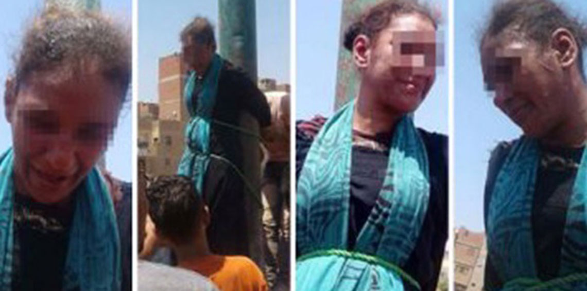 سيدة “عمود الكهرباء” تثير الجدل في