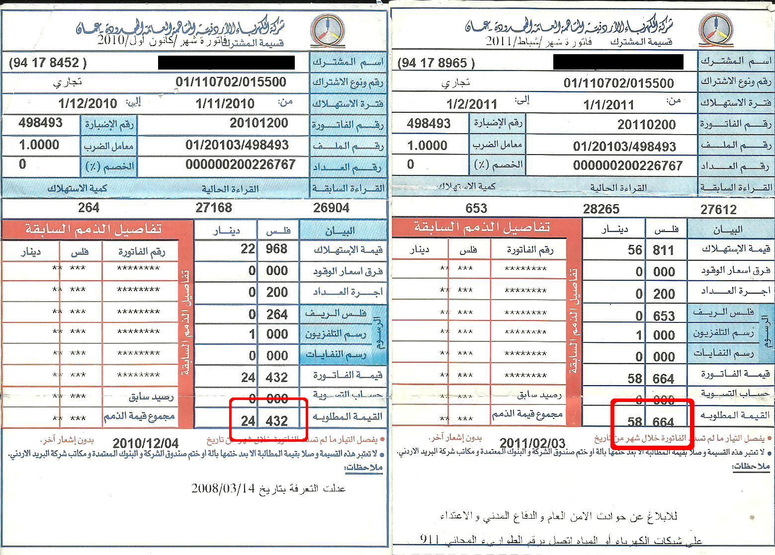 رفع أسعار الكهرباء 12 فلسا لكل