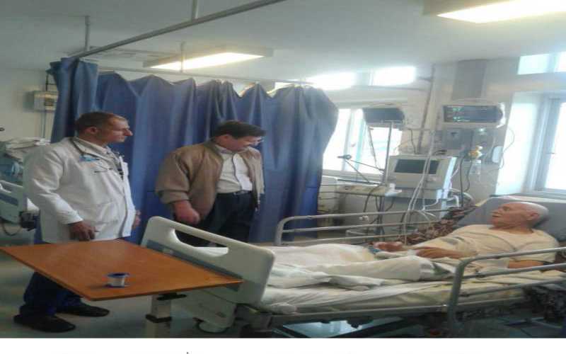 الشياب يتفقد مستشفي الامير الحسين بن