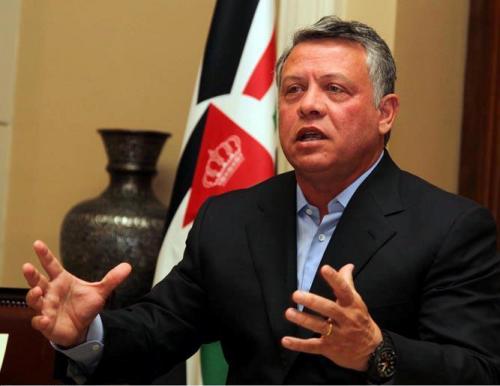الملك يبحث القضايا الاقليمية مع رئيس