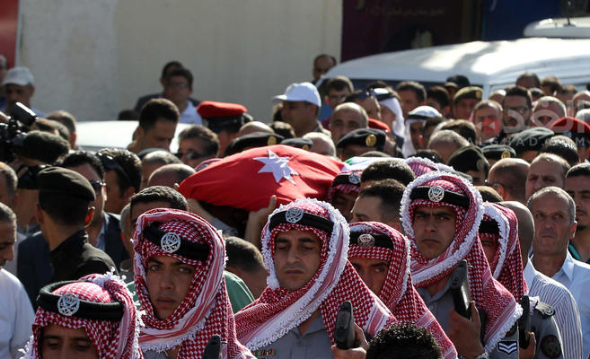 تشييع شهداء الأردن و الكرك الأبية..