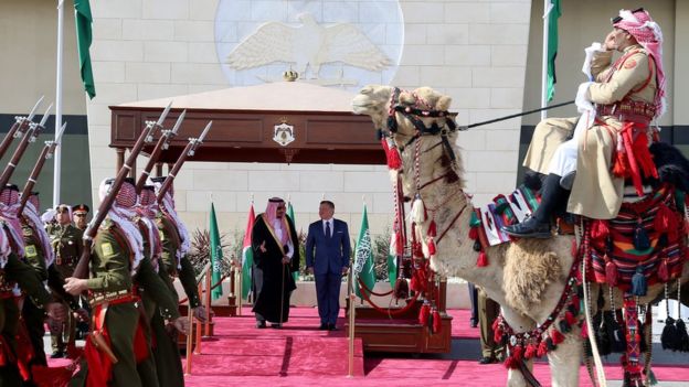 حيالله بالملك سلمان في الاردن