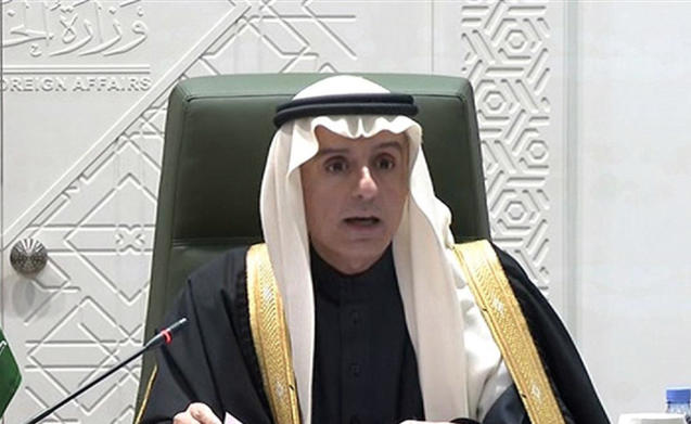 الجبير: السعودية تعد قائمة شكاوى بشأن
