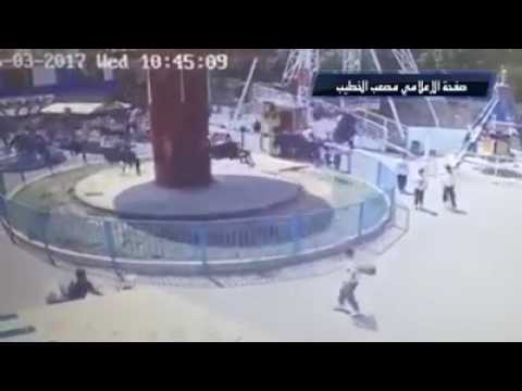 بالفيديو.. العناية الإلهية تنقذ طفلة سقطت