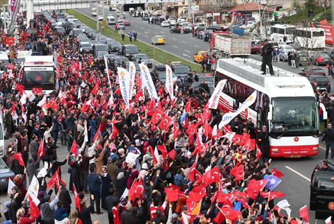 أردوغان يحتفل (صور)