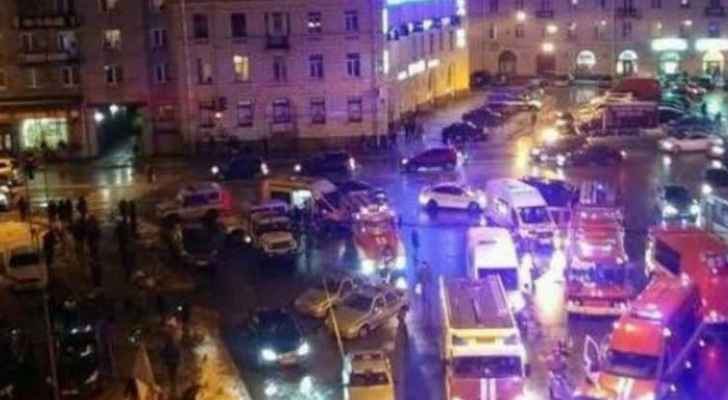 روسيا.. جرحى بانفجار في سان بطرسبورغ