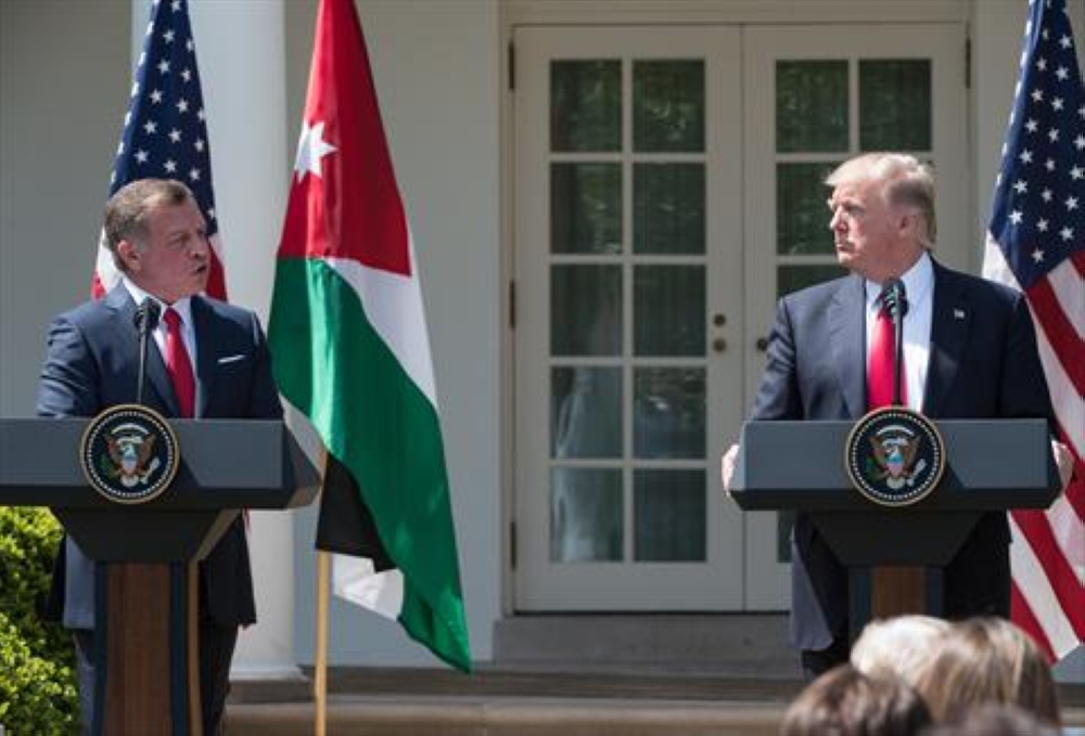 الملك والرئيس الأمريكي يعقدان لقاء قمة