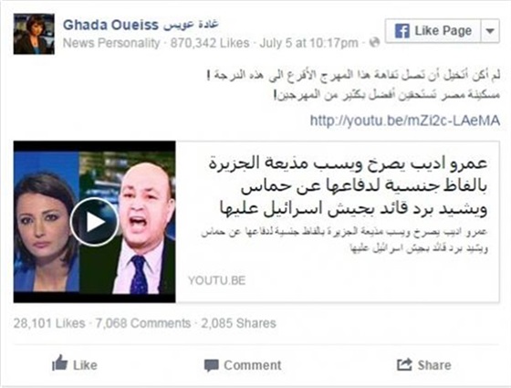 بالفيديو.. مذيعة «الجزيرة» ترد على هجوم