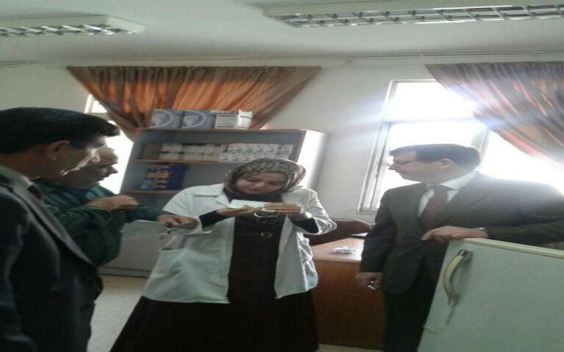 الشياب يوعز بتزويد المراكز الصحية بالادوية