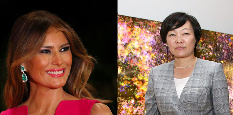 ميلانيا ترامب تغيب عن مرافقة نظيرتها