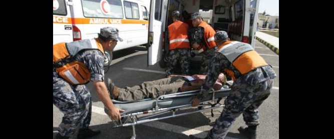 16 إصابة بحادث تصادم في المفرق