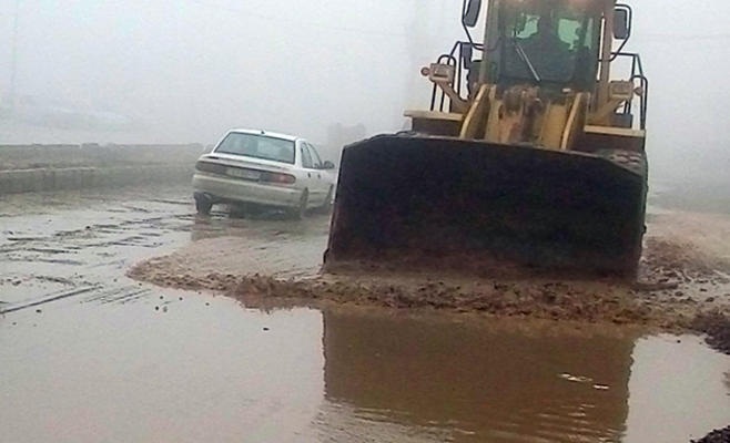 المحافظات.. ثلوج خفيفة وانهيار جدران استنادية