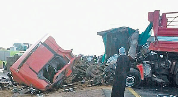 البحر الميت: وفاة و25 إصابة بحادث