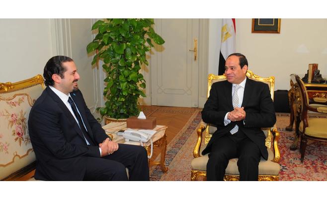 الحريري يلتقي السيسي في القاهرة غدا