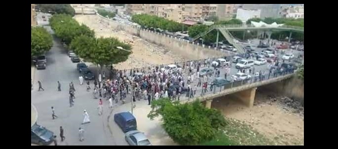 ليبيون حاولوا كسر حاجز الخوف بدرنة